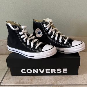 Converse All Star Chuck Taylor Hi Top, black, 4.5/6.5
